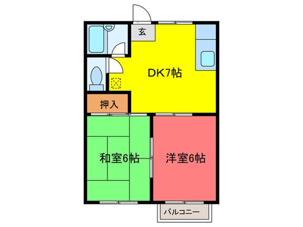 メゾンファミールの物件間取画像